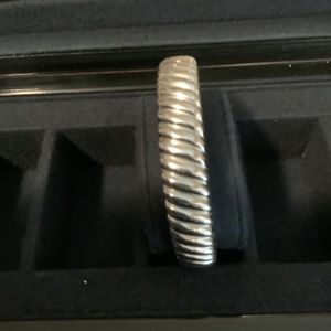 14k WG MILOR BANGLE ELECTROPLATED WITH RESIN